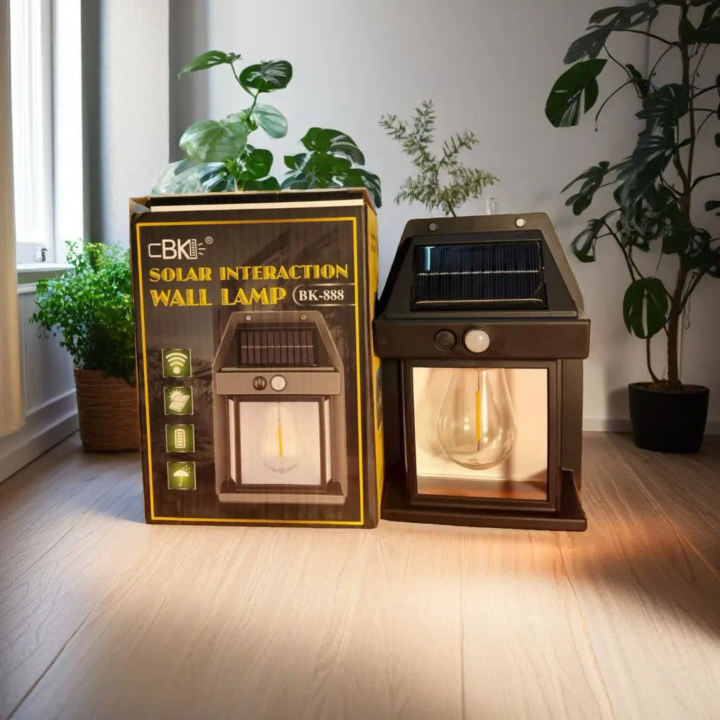 كشاف حائط ديكوري ذكي (BK-888) يعمل بالكامل بالطاقة الشمسية 💡